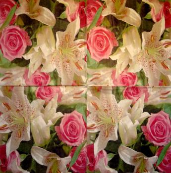 093 Lilien - 3-lagig